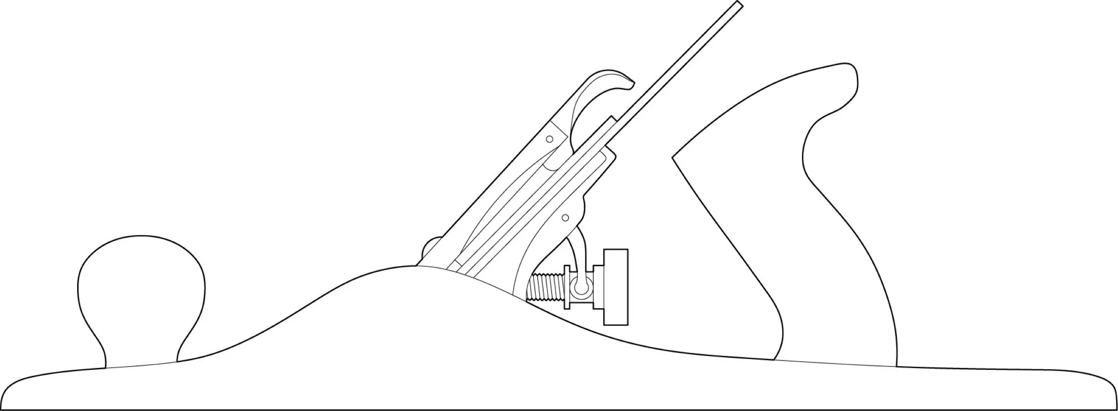 Hand Hewn Design Logo of a Number 5 hand plane